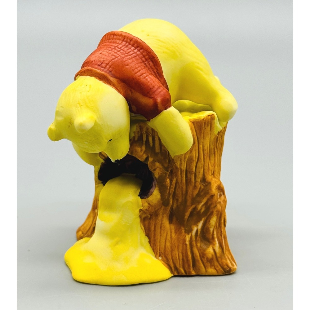 Disney Willitts Winnie the Pooh Figurine Yellow Honey Tree 9190 Vintage 1988